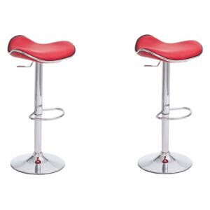 Barová stolička Shape (2ks SET) Farba Červená