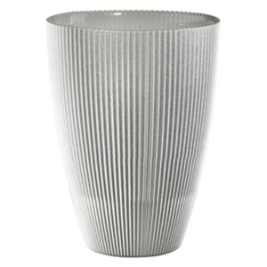 Váza BURANO MILLE OL02113 perleťovo sivá H24cm