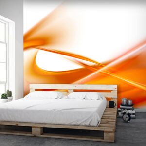 Fototapeta Bimago - abstrakce - oranžová + lepidlo zadarmo 200x154 cm