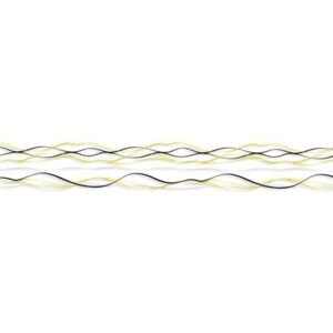Tapeta za kuchynskú linku - Žlté vlny 350x60cm