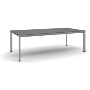 Rokovací stôl INFINITY 2400 x 1200 x 740 mm, antracit