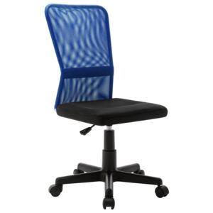 Kancelárska stolička čierna a modrá 44x52x100 cm sieťovinová látka