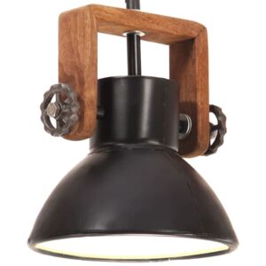 Industriálna závesná lampa 25 W čiernočierna 19 cm okrúhla E27