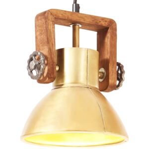 Industriálna závesná lampa 25 W mosadzná 19 cm okrúhla E27
