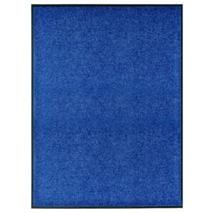 Rohožka, prateľná, modrá 90x120 cm