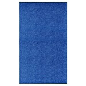 Rohožka, prateľná, modrá 90x150 cm
