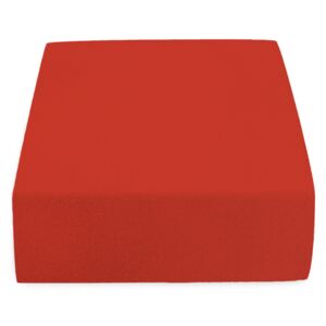 Froté plachta červená 90x200 cm Gramáž: Lux (200 g/m2)