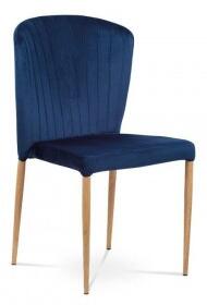Jedálenská stolička Nitte dub, modrá