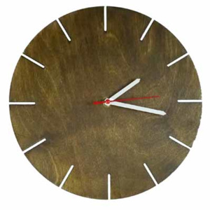 Bwoody - Nástenné hodiny drevené Simple