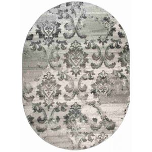 Kusový koberec Rosi svetlo sivý ovál, Velikosti 160x220cm