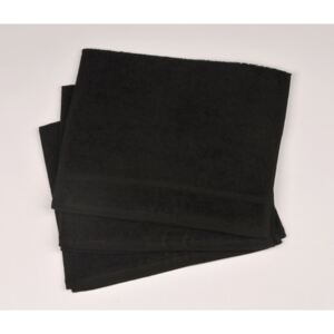 Dobrý Textil Malý uterák Economy 30x50 - Černá | 30 x 50 cm