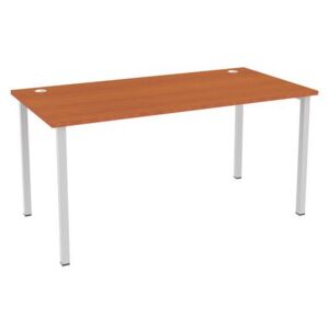Kancelársky stôl Abonent, 160 x 80 x 75 cm, rovné vyhotovenie, dezén čerešňa Oxford