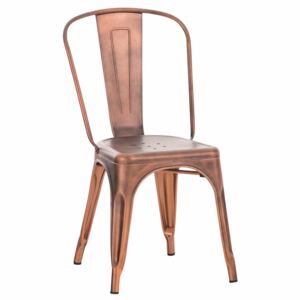 Kovová stolička Ben ~ meď Farba Meď