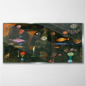 Skleneny obraz Skleneny obraz Ryby magic paul klee