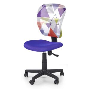 MAXMAX Detská otočná stolička JUMP fialová