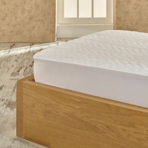 Ochranná bavlnená podložka na matrac na dvojlôžko Helene, 180 × 200 cm