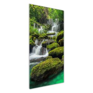 Foto obraz akrylový Vodopád v džungli pl-oa-50x125-f-116886736