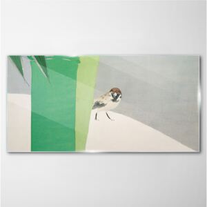Sklenený obraz Sklenený obraz Zvieratý vták sparrow