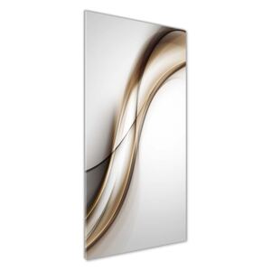 Moderný akrylový fotoobraz Hnedá vlna pl-oa-50x125-f-85720203