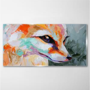Obraz na skle Obraz na skle Abstrakcie živočíšne líška