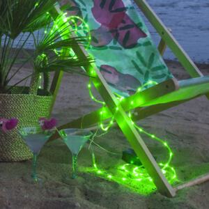 Svetelná LED hadica Tuby, na batérie, zelená