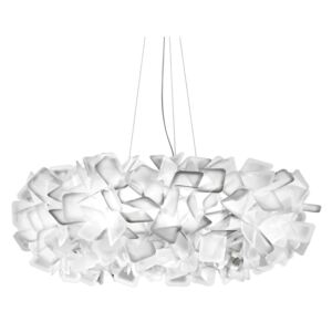 Slamp Clizia závesná lampa, Ø 78 cm, biela