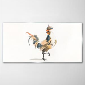 Obraz na skle Obraz na skle Kreslenie živočích vták kurča