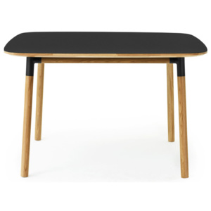 Normann Copenhagen Stôl Form 120x120 cm, čierna/dub