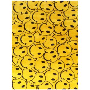 Bakero Dětský koberec Smile yellow (122x183 cm)