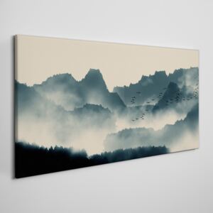 Obraz na plátně Obraz na plátně Čínsky mounain ink