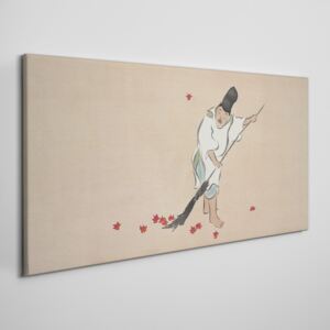 Obraz na plátně Obraz na plátně Abstrakcie asian muž
