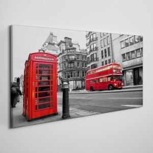 Obraz na plátně Obraz na plátně Mesto london bus