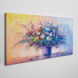Obraz na plátně Obraz na plátně Maľba abstrakcie kvety