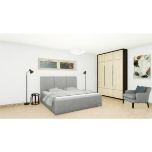 Slumberland DOVER MISTRAL - čalúnená posteľ s úložným priestorom 90 x 200 cm