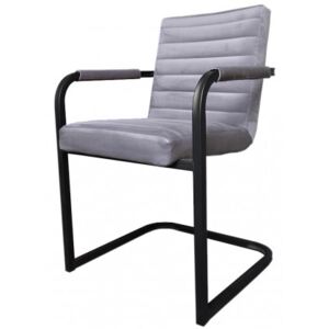 Jedálenská stolička Merenga čierna, svetlo sivá