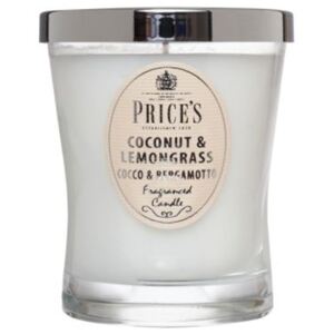 Price´s SIGNATURE vonná svíčka ve skle Coconut & Lemongrass Medium - hoření 45h