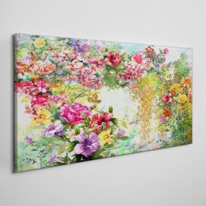 Obraz na plátně Obraz na plátně Abstrakcie kvety príroda