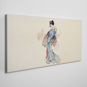 Obraz na plátně Obraz na plátně Ázijské ženy kimono