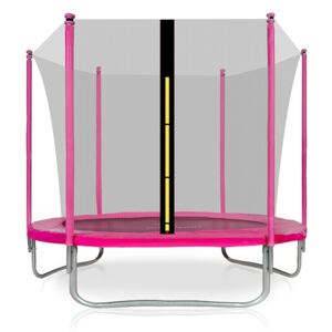 Trampolína Aga SPORT FIT 250 cm Pink + ochranná sieť