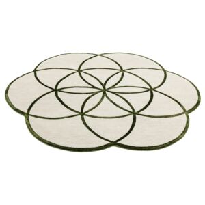 Asiatic London koberce ručne všívaný kusový koberec Lotus Green - 200x200 kvietok cm
