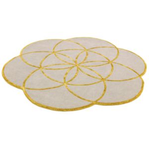 Asiatic London koberce ručne všívaný kusový koberec Lotus gold - 200x200 kvietok cm