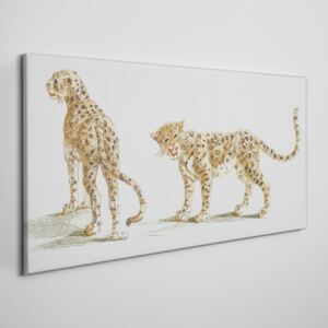 Obraz na plátně Obraz na plátně Zvieratá mačky leopardy