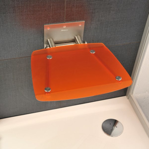 Ravak sedátko do sprchy Ovo-B orange (oranžové)