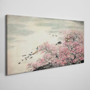 Obraz na plátně Obraz na plátně Kačacie kvety strom