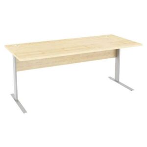 Kancelársky stôl Abonent, 180 x 80 x 75 cm, rovné vyhotovenie, dezén javor