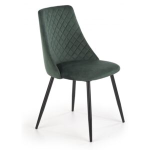Jedálenská stolička K405 Halmar Tmavo zelená
