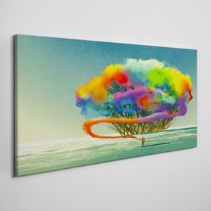 Obraz na plátně Obraz na plátně Abstrakcie strom