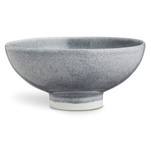 Sivá porcelánová miska Kähler Design Unico, ⌀ 18 cm