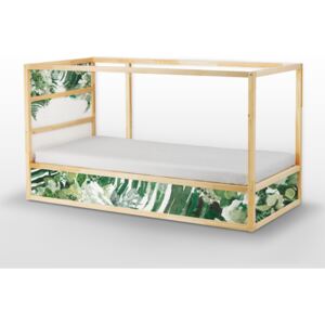 Nálepky Ikea Kura Bed Tropická zelená