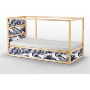 Nálepky Ikea Kura Bed Tropické palmové listy